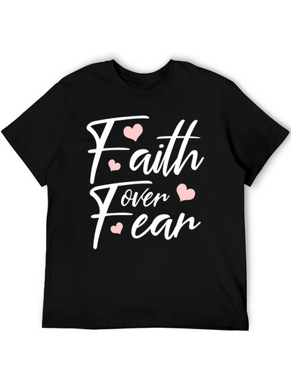 Faith Over Fear T-Shirt - Stylish Religious Apparel