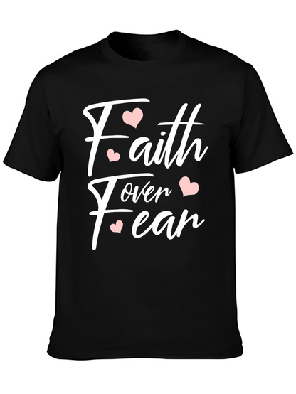 Faith Over Fear T-Shirt - Stylish Religious Apparel