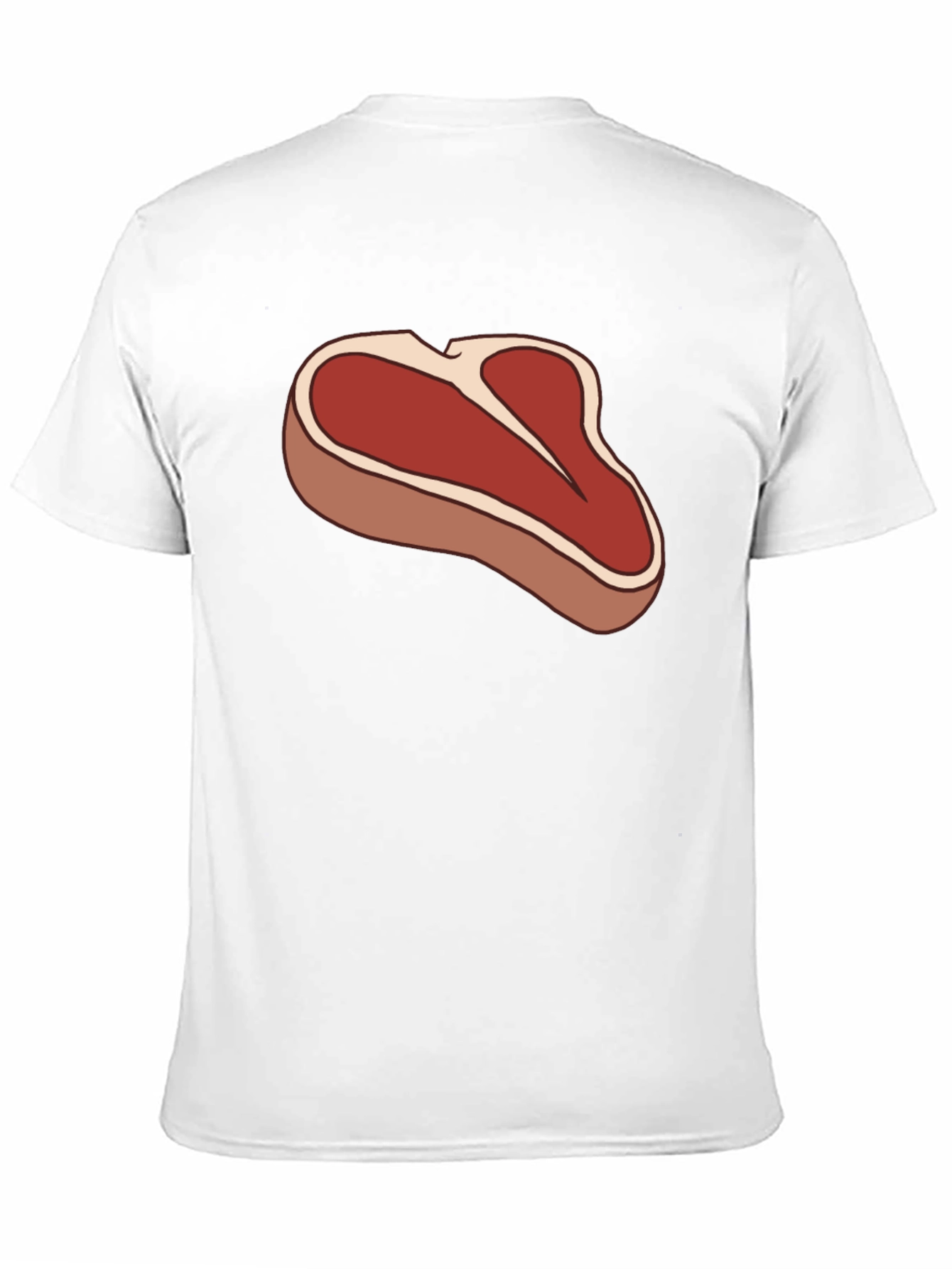 Steak Graphic Black T-Shirt - Funny Meat Lover Tee
