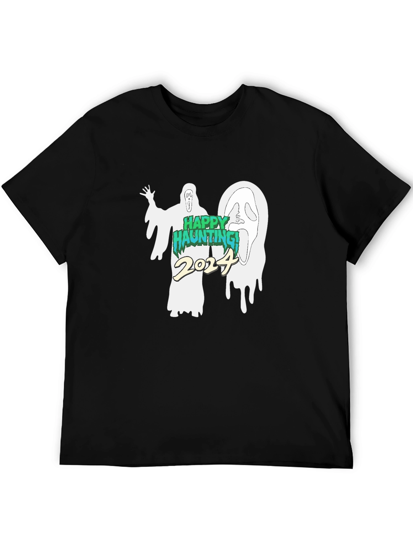 Happy Haunting 2024 Ghost T-Shirt
