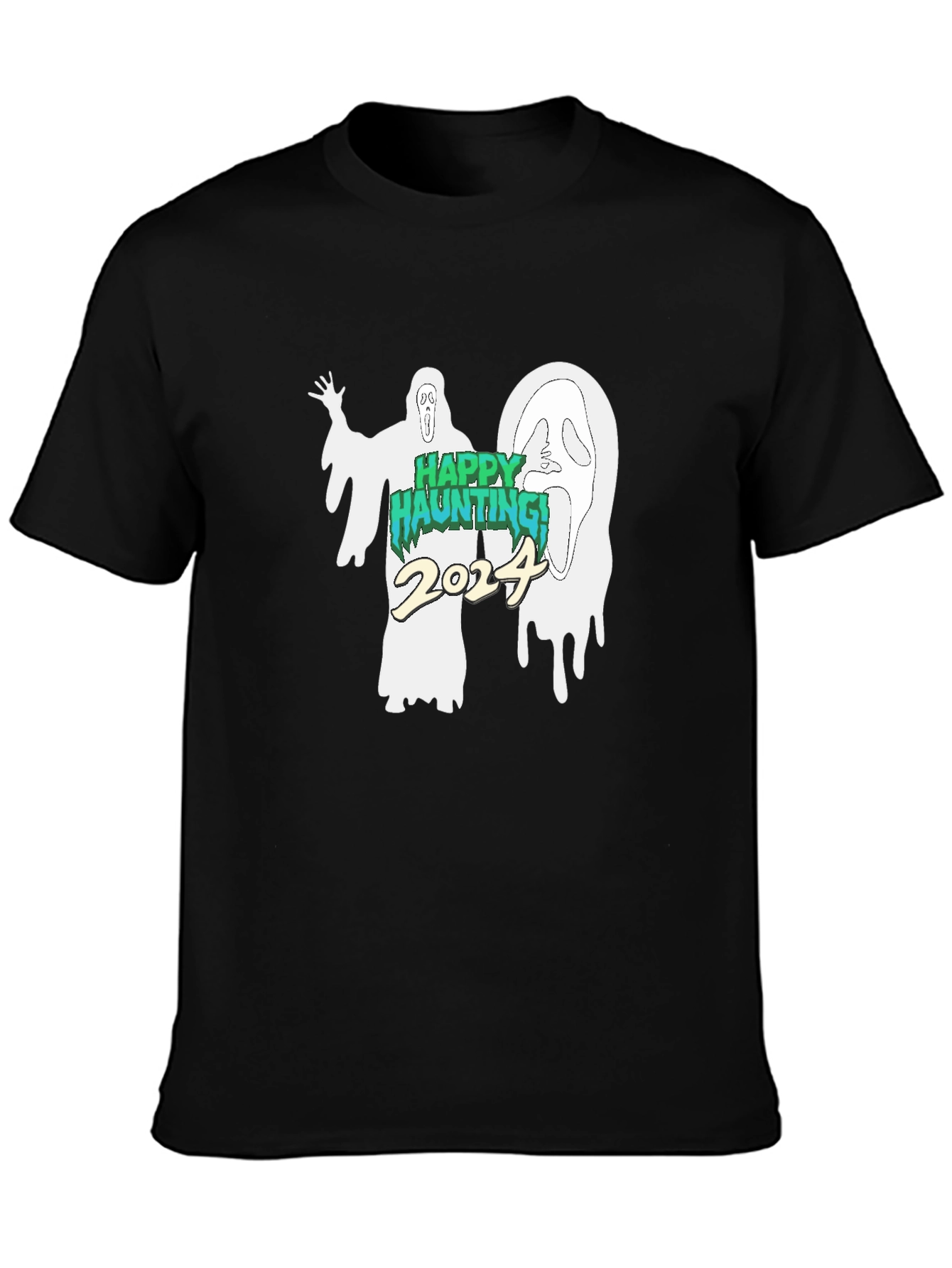 Happy Haunting 2024 Ghost T-Shirt
