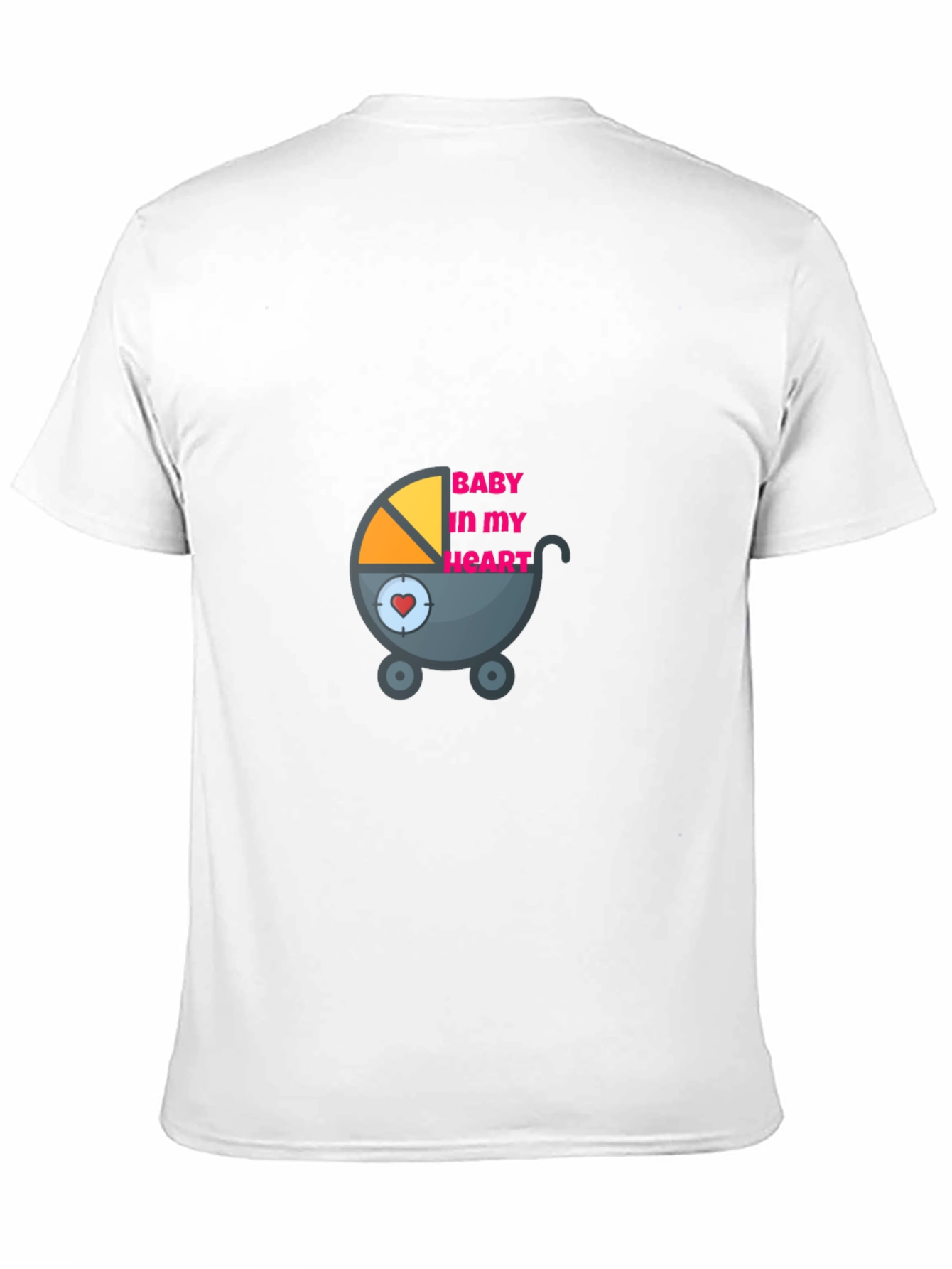Baby in My Heart Graphic Tee - Black