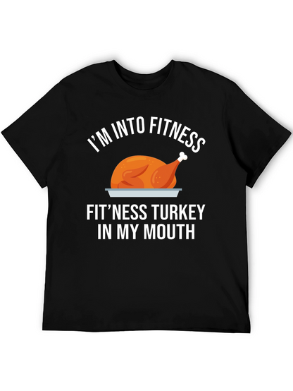 Fitness Turkey T-Shirt: Funny Thanksgiving Workout Tee