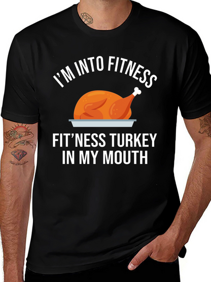 Fitness Turkey T-Shirt: Funny Thanksgiving Workout Tee