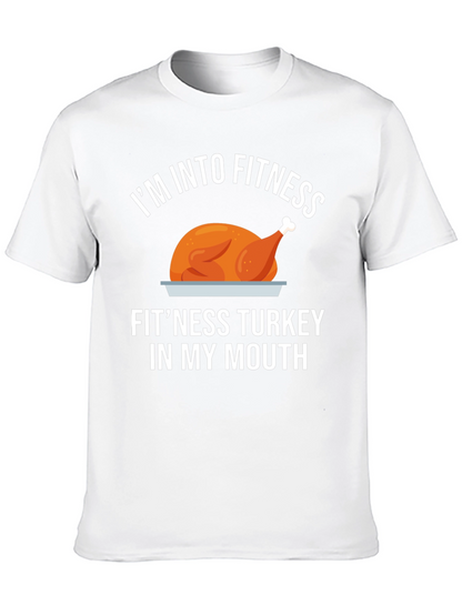Fitness Turkey T-Shirt: Funny Thanksgiving Workout Tee