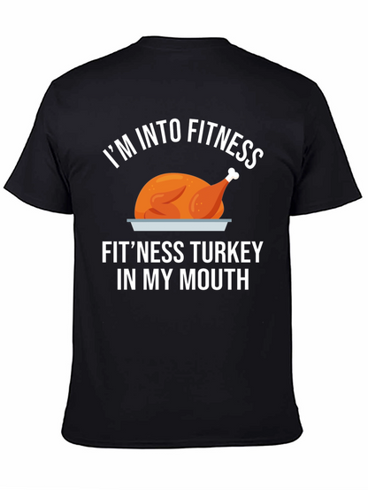 Fitness Turkey T-Shirt: Funny Thanksgiving Workout Tee