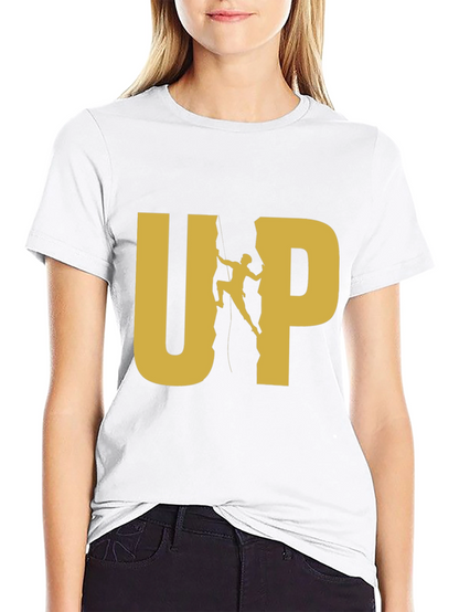 Black UP Rock Climbing Graphic Tee