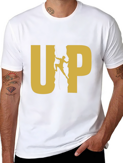 Black UP Rock Climbing Graphic Tee
