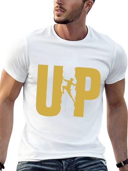 Black UP Rock Climbing Graphic Tee