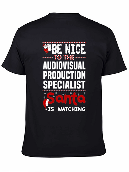 Audiovisual Production Specialist Santa T-Shirt
