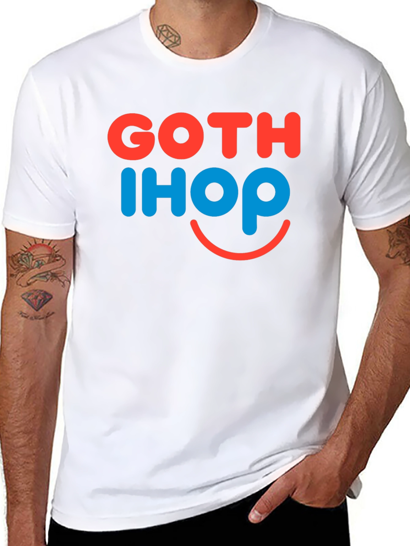 Goth IHOP Graphic T-Shirt