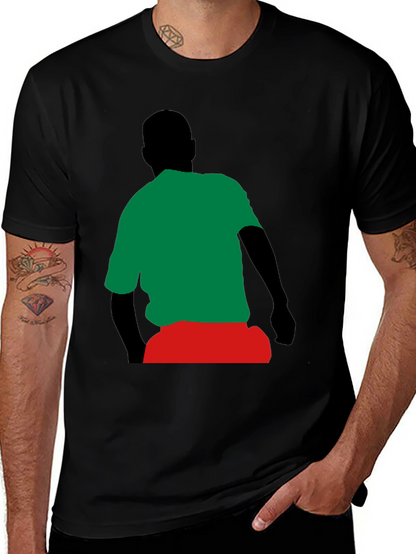 Retro Silhouette Graphic Tee - Casual Comfort