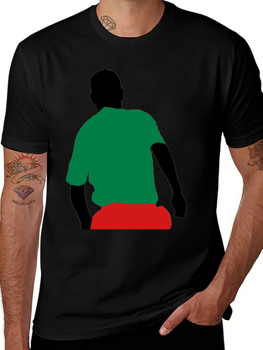 Retro Silhouette Graphic Tee - Casual Comfort