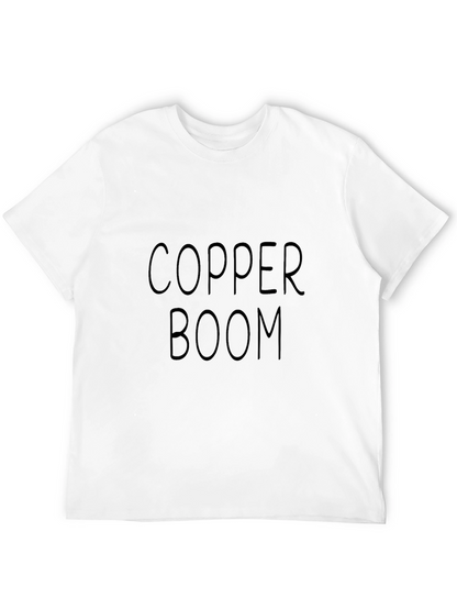 Copper Boom Mens Black Graphic Tee