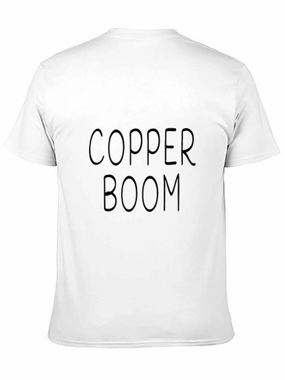 Copper Boom Mens Black Graphic Tee