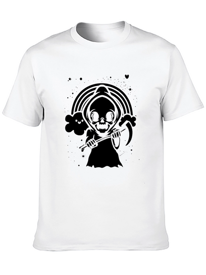 Grim Reaper Rainbow T-Shirt - Black