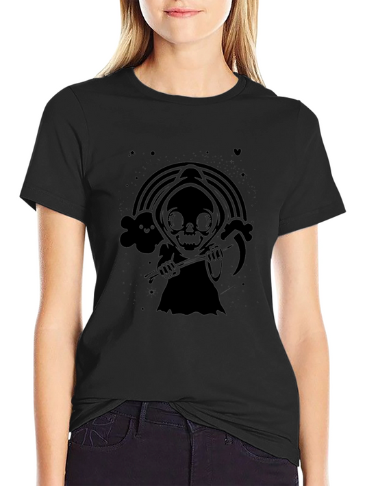 Grim Reaper Rainbow T-Shirt - Black