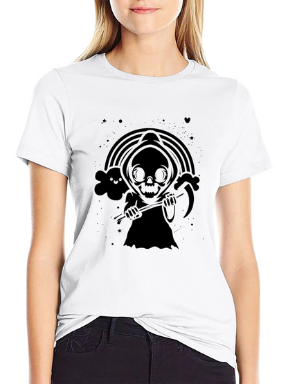 Grim Reaper Rainbow T-Shirt - Black