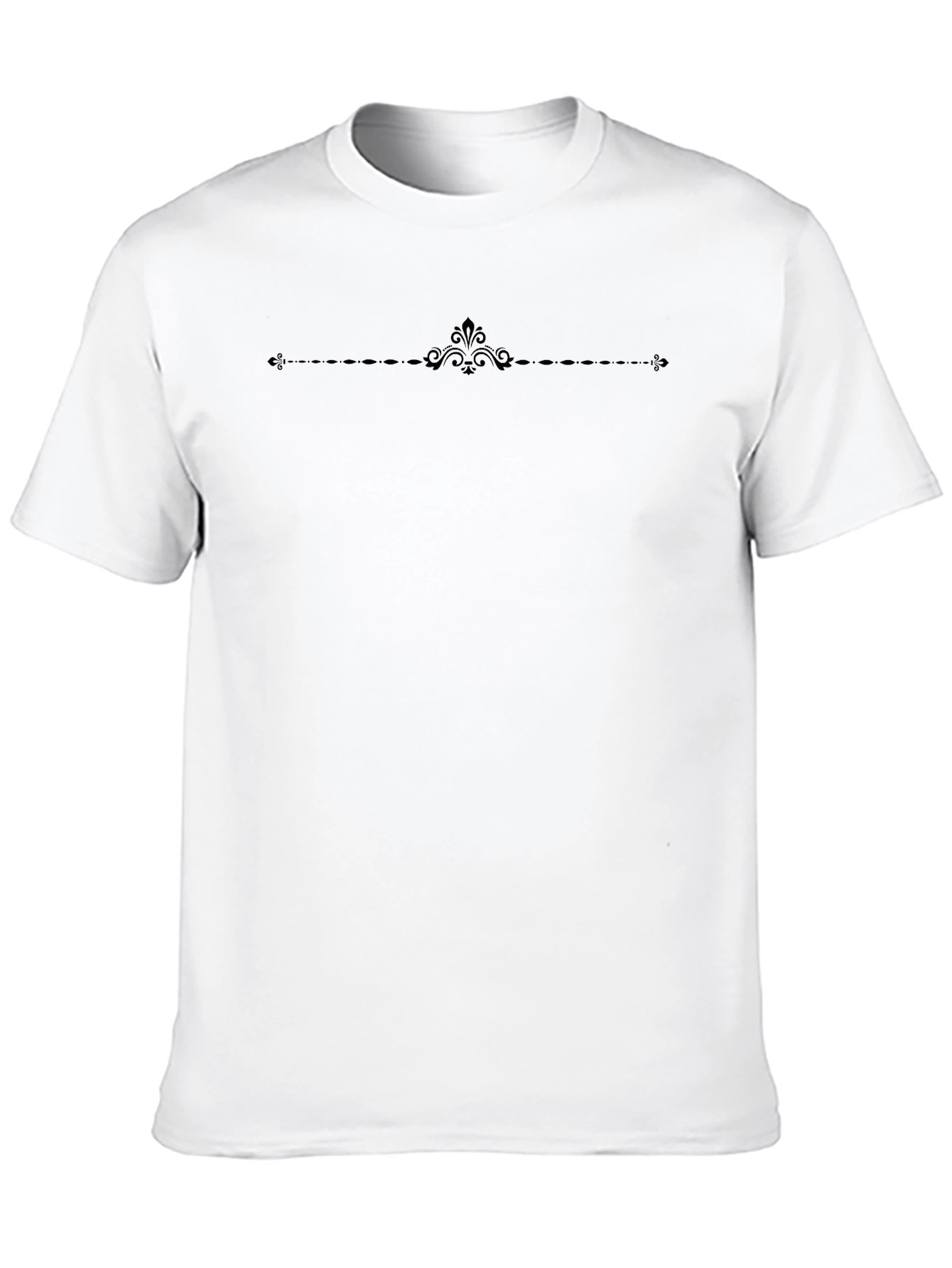 Elegant Embellished Black T-Shirt