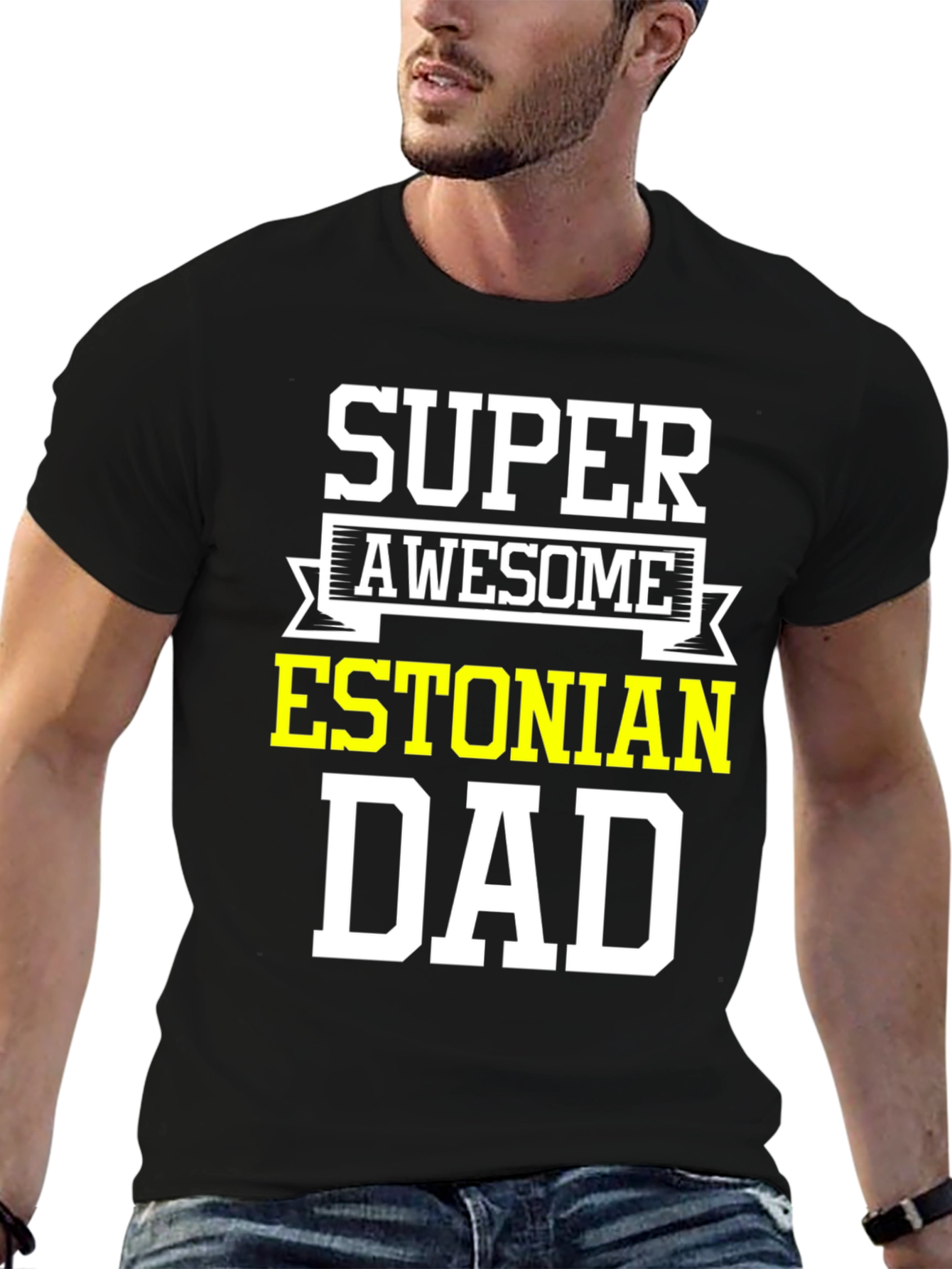 Super Awesome Estonian Dad T-Shirt