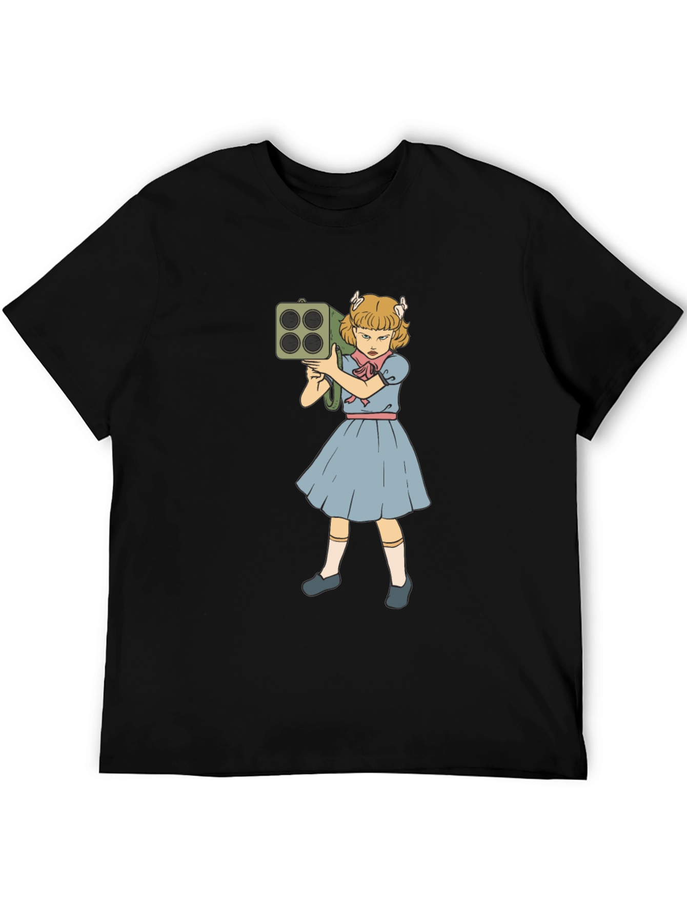 Girl with Rocket Launcher Graphic T-Shirt