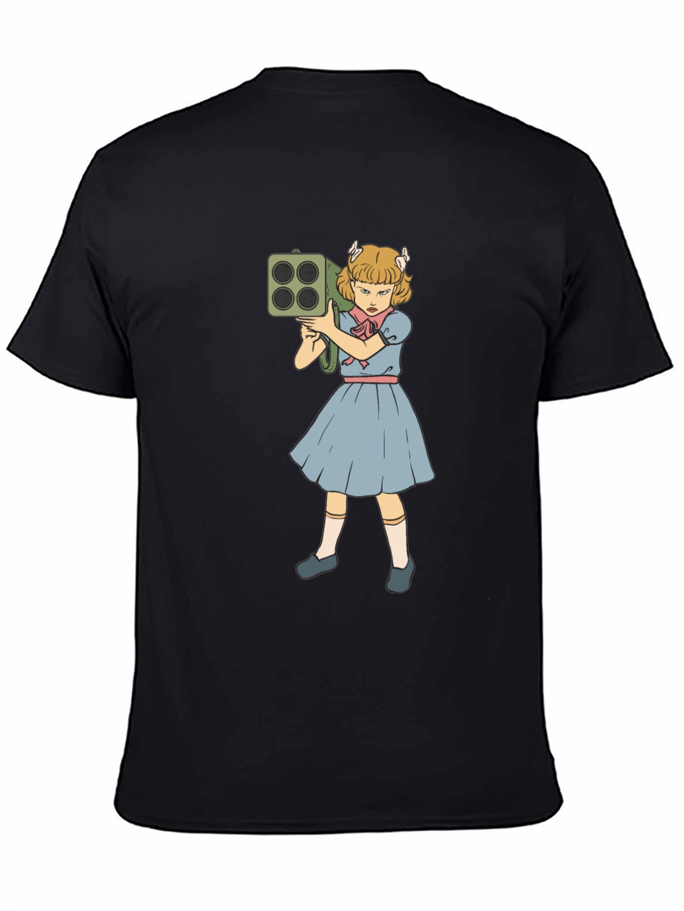 Girl with Rocket Launcher Graphic T-Shirt