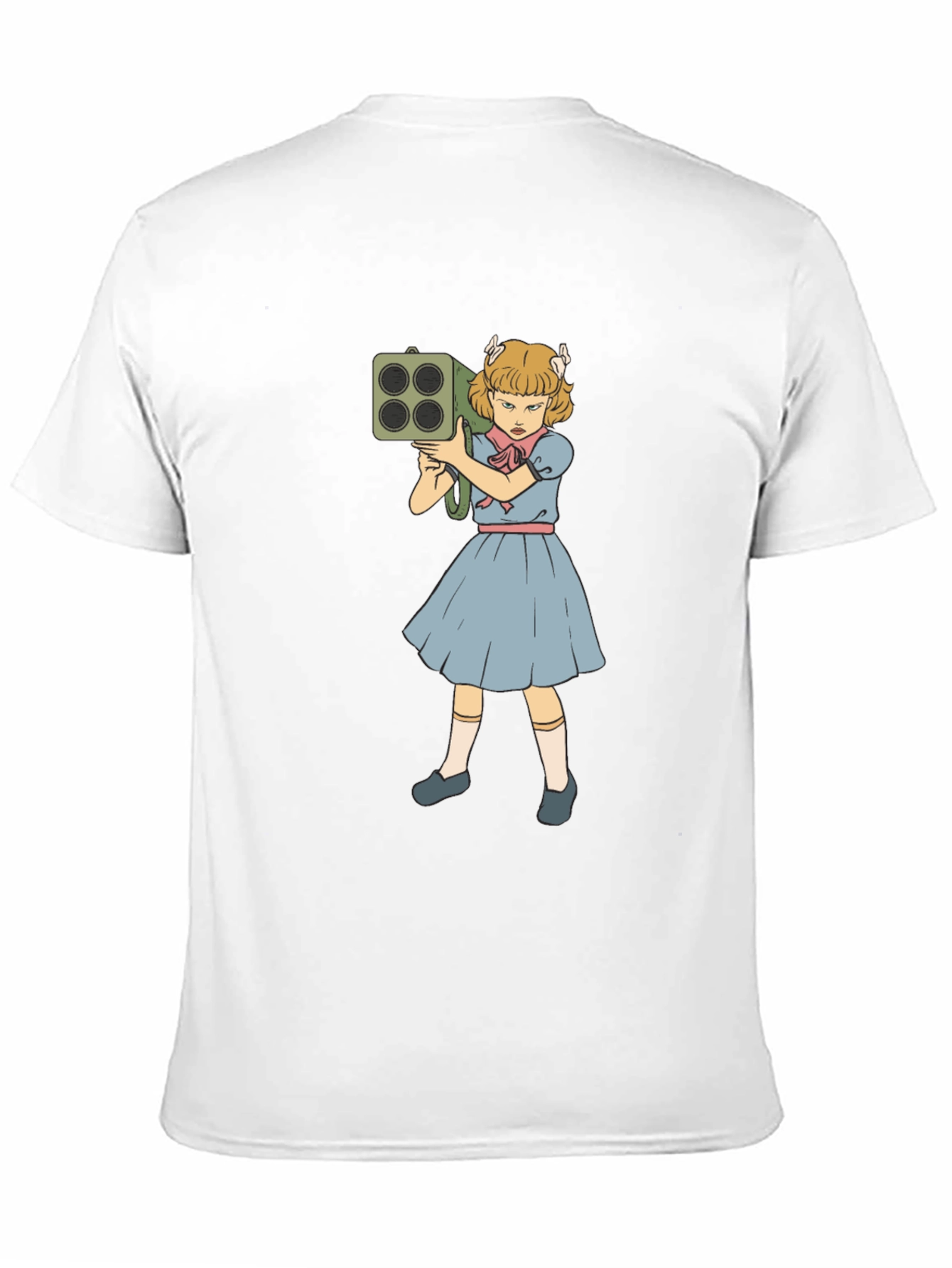 Girl with Rocket Launcher Graphic T-Shirt