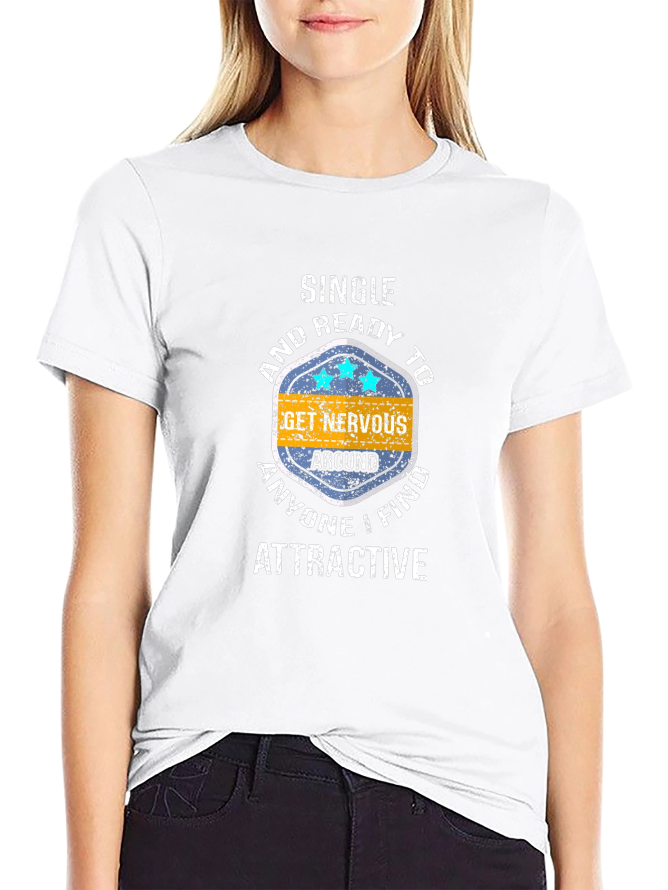 Single & Ready to Get Nervous Graphic Tee