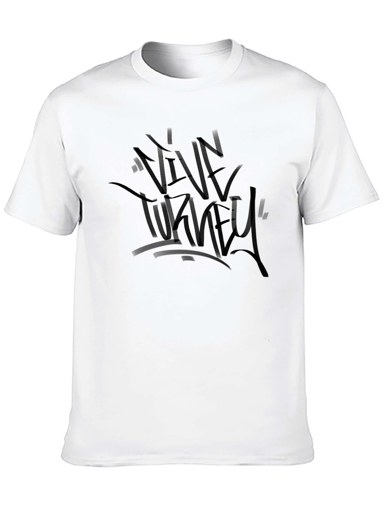 Vive Turkey Graphic Tee - Black