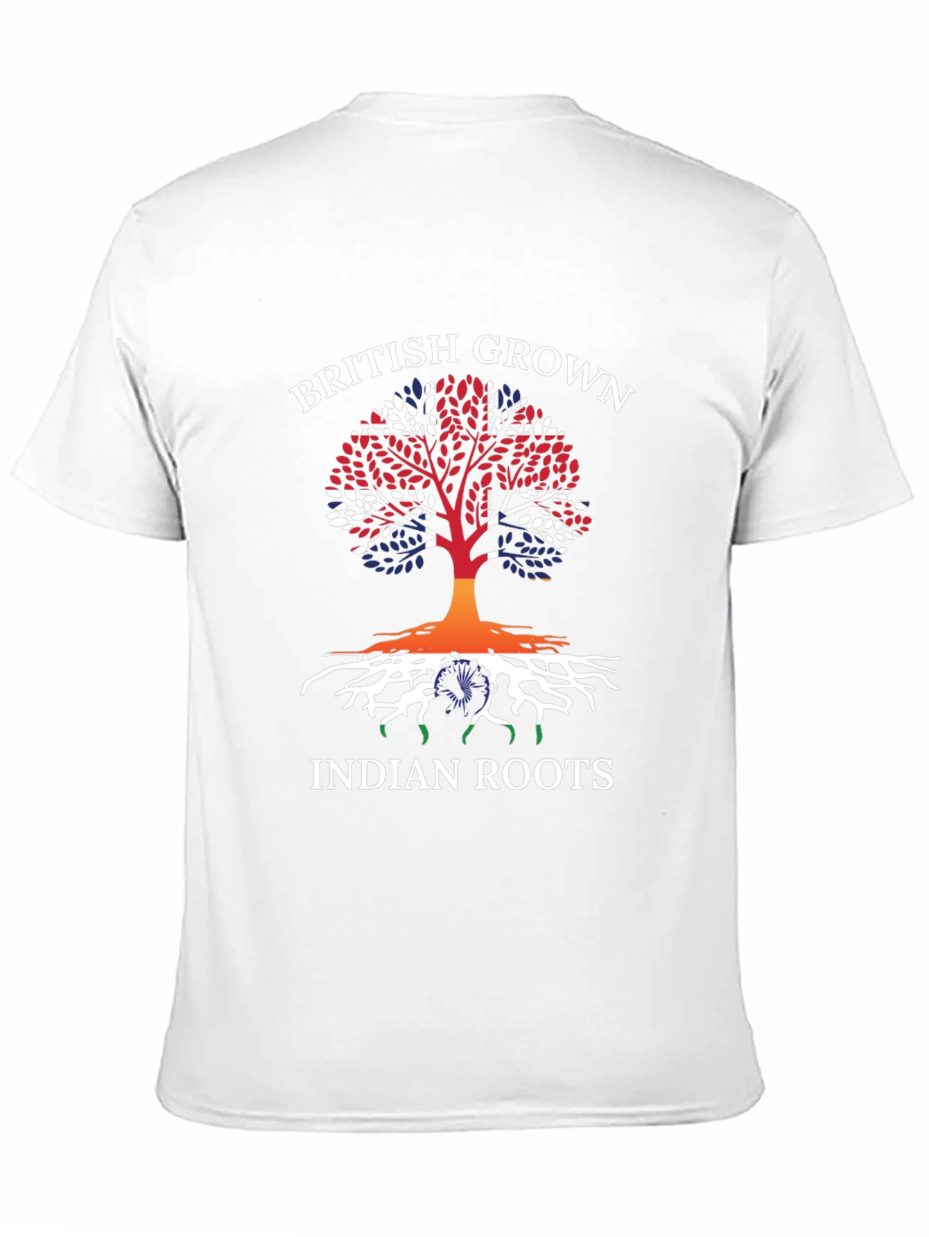 British Grown Indian Roots Graphic T-Shirt