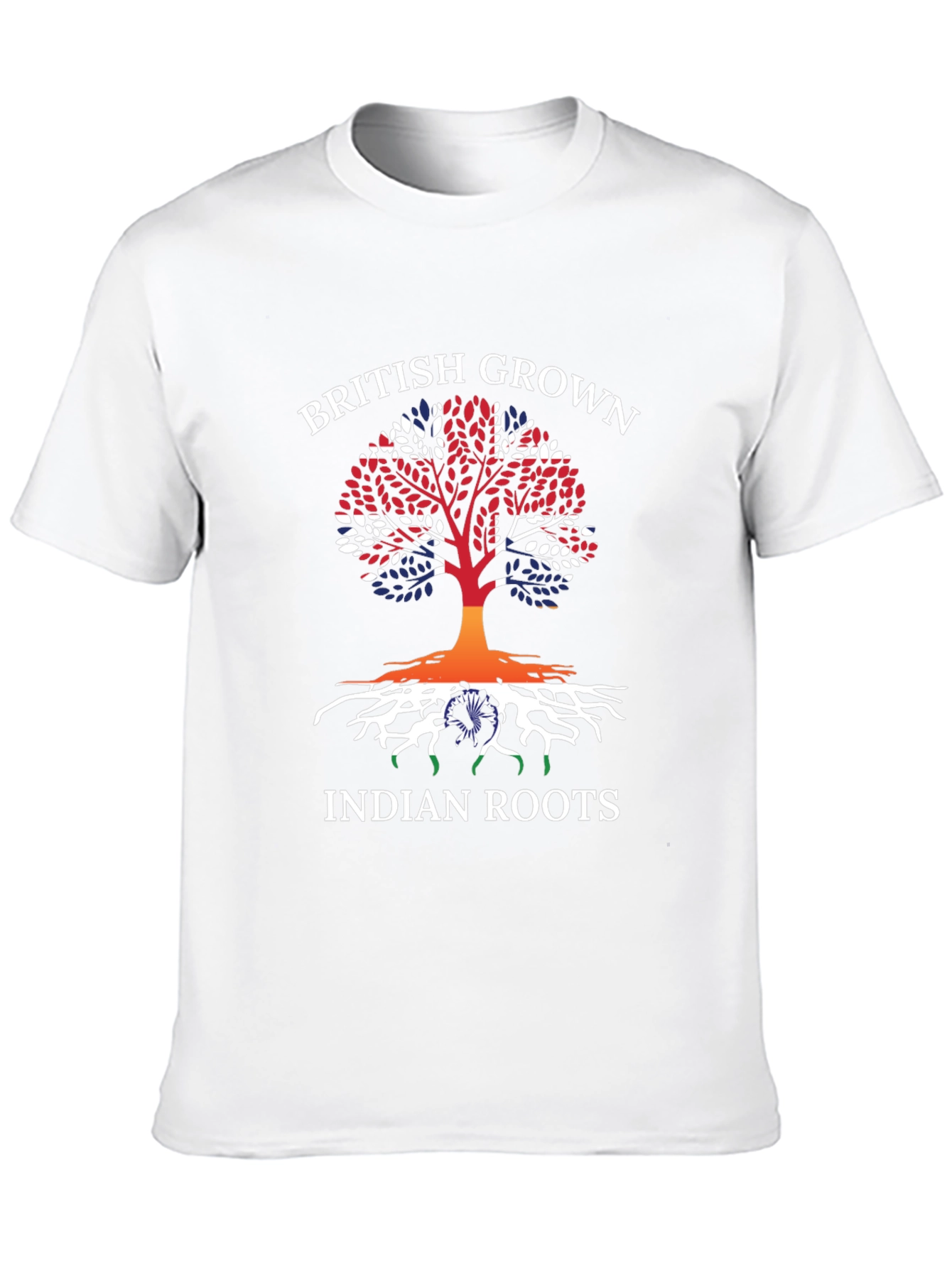 British Grown Indian Roots Graphic T-Shirt