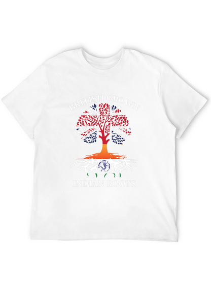 British Grown Indian Roots Graphic T-Shirt