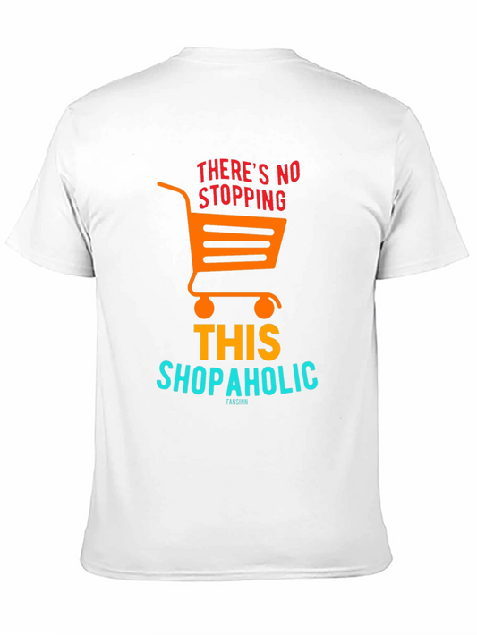 Shopaholic T-Shirt - Shopping Cart Graphic Tee