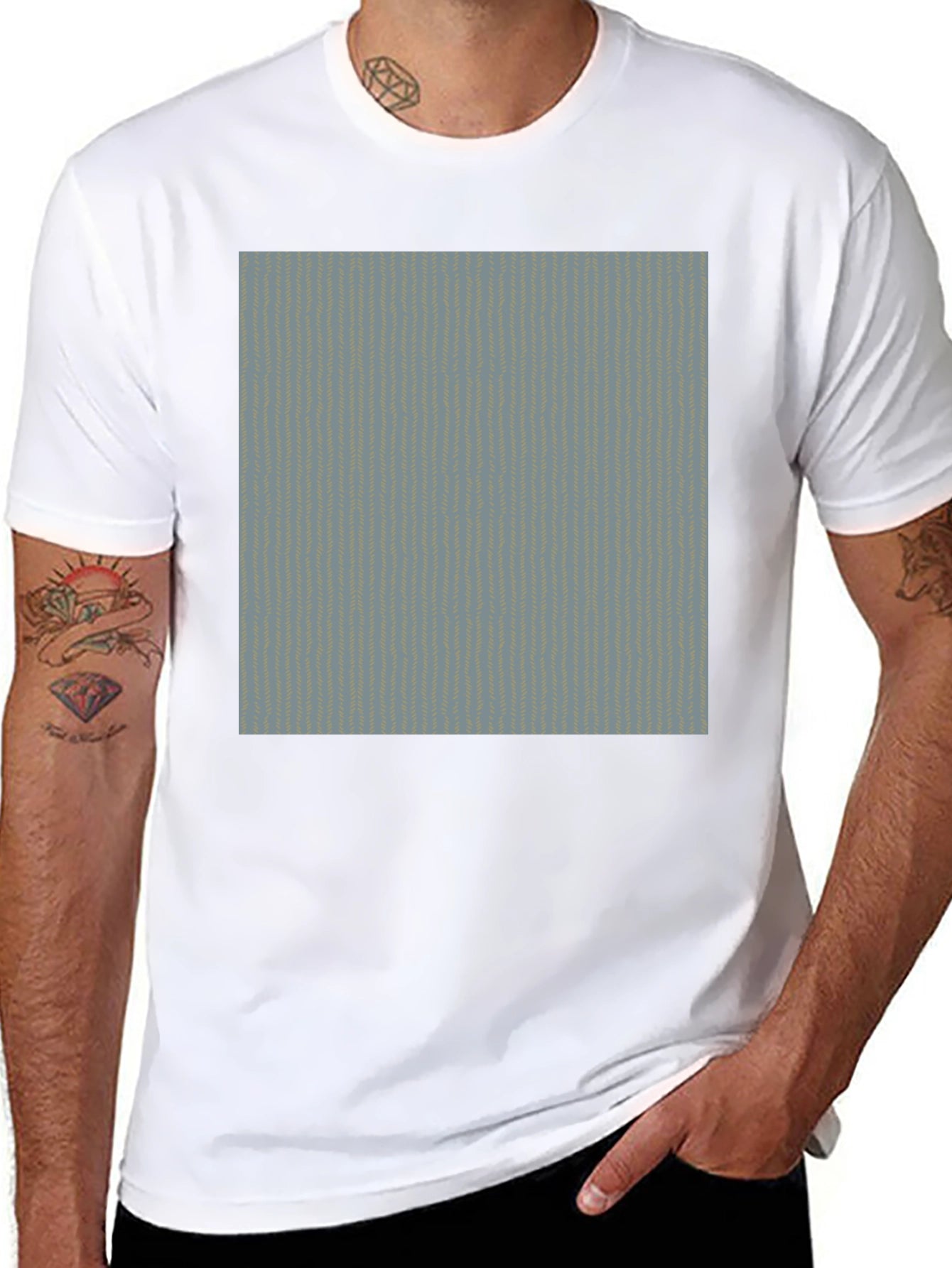 Patterned Tee - Stylish Casual Wear