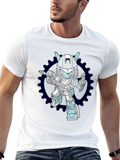Robot Graphic Black T-Shirt