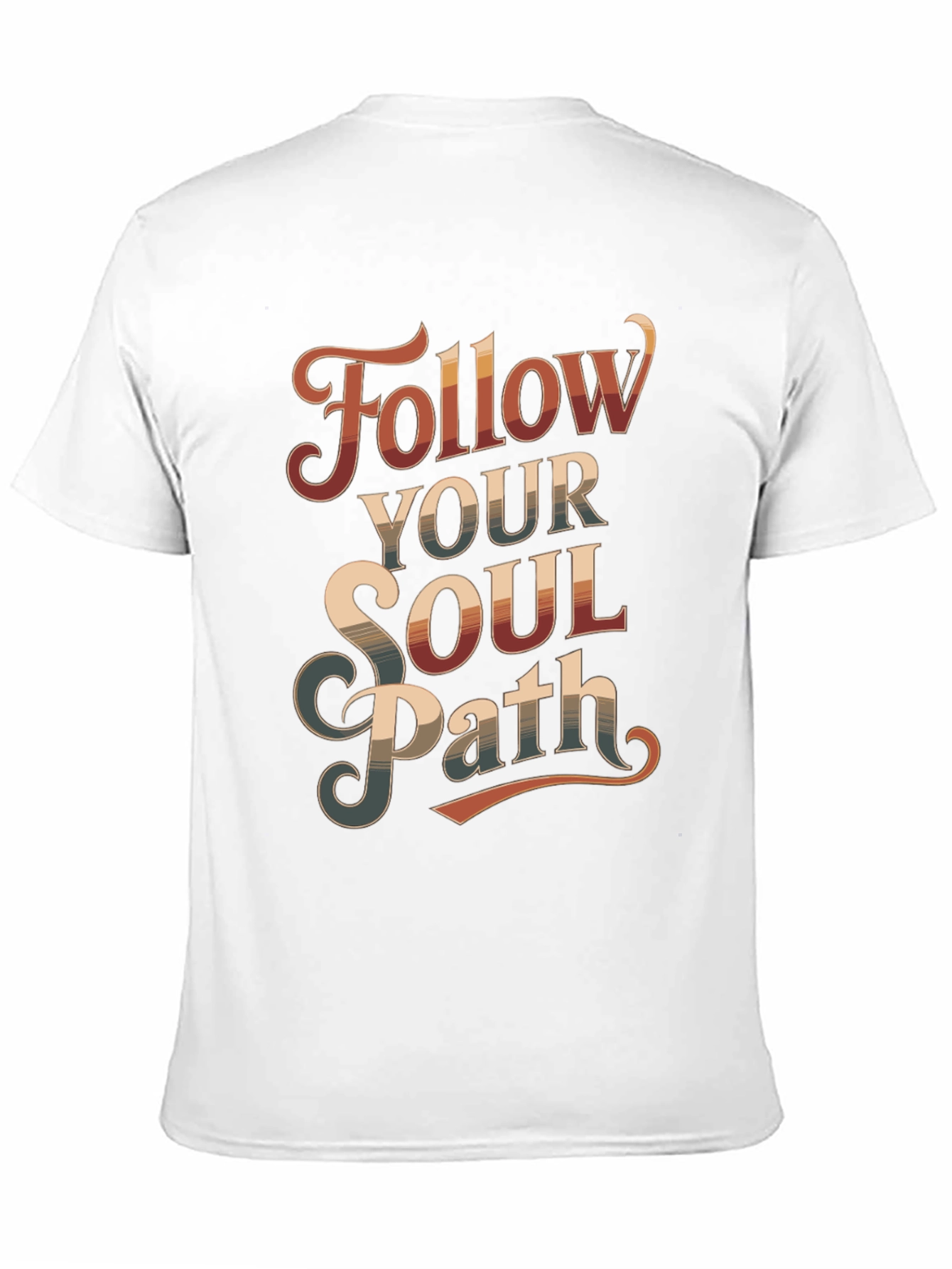 Follow Your Soul Path Graphic Tee - Retro Style