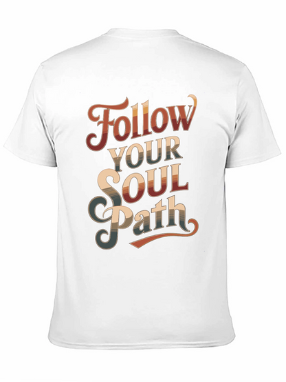 Follow Your Soul Path Graphic Tee - Retro Style