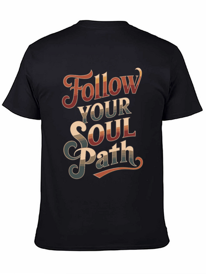 Follow Your Soul Path Graphic Tee - Retro Style