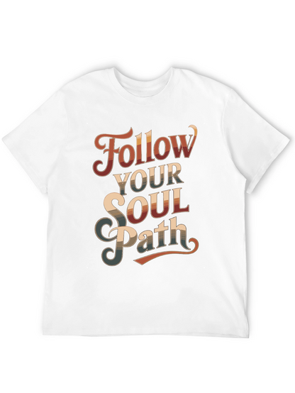 Follow Your Soul Path Graphic Tee - Retro Style