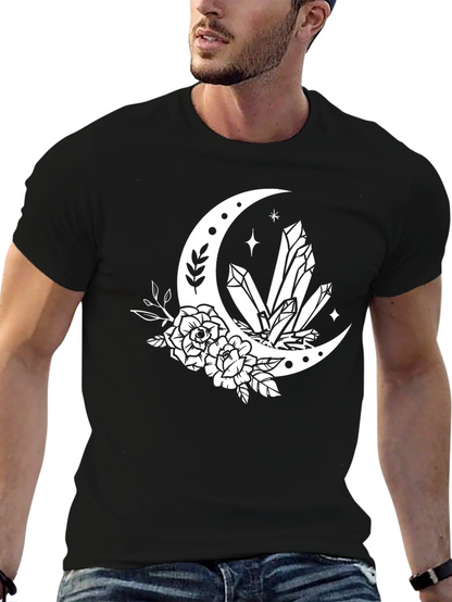 Mystic Moon Crystal Black T-Shirt