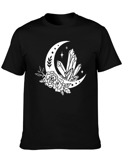 Mystic Moon Crystal Black T-Shirt