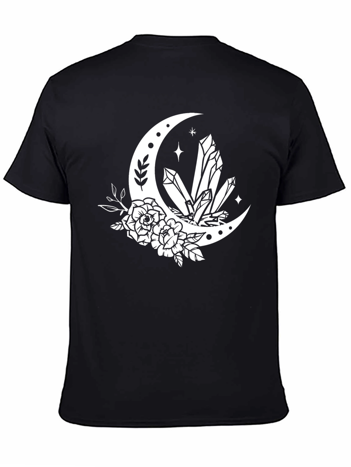 Mystic Moon Crystal Black T-Shirt