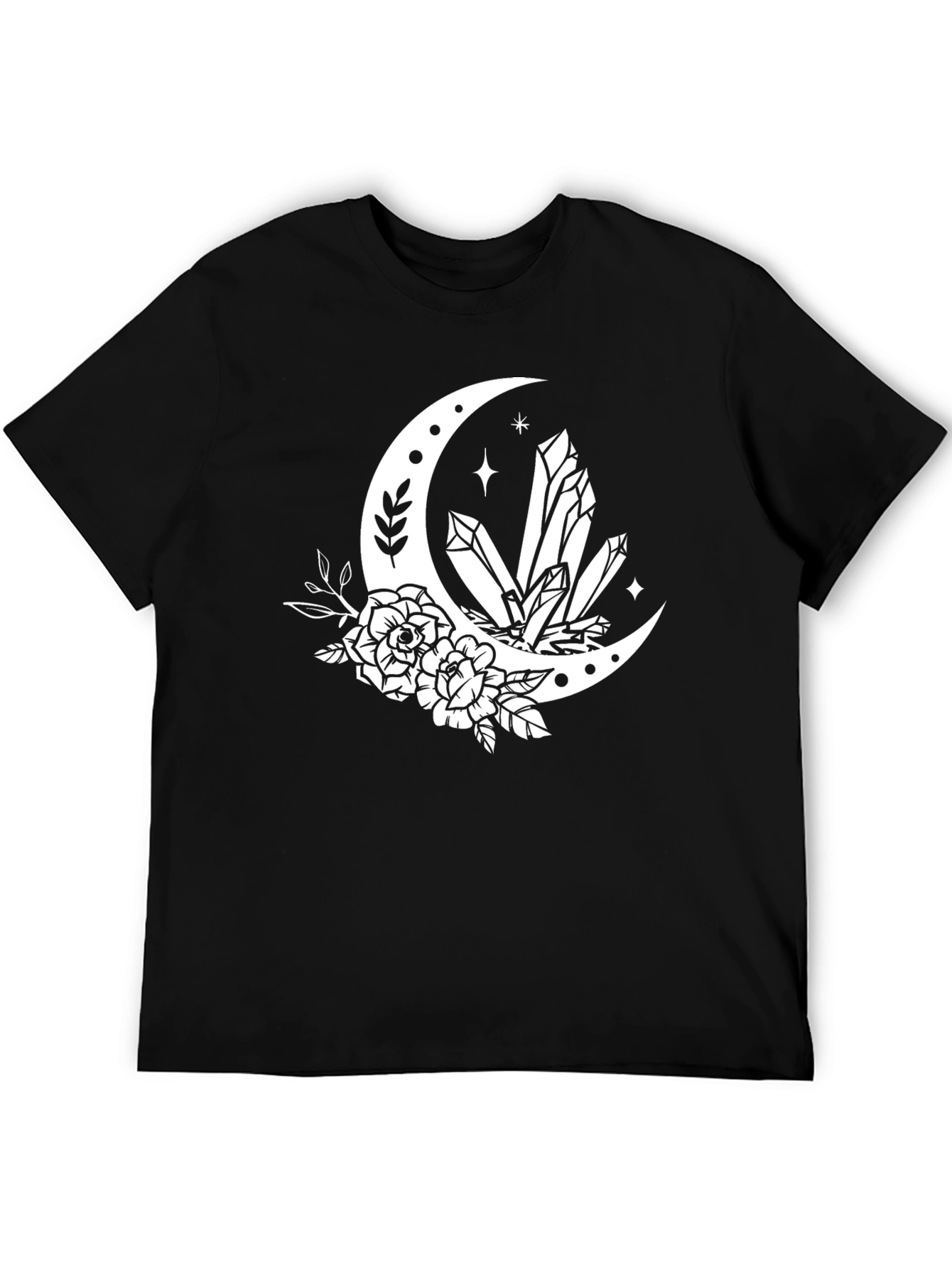 Mystic Moon Crystal Black T-Shirt