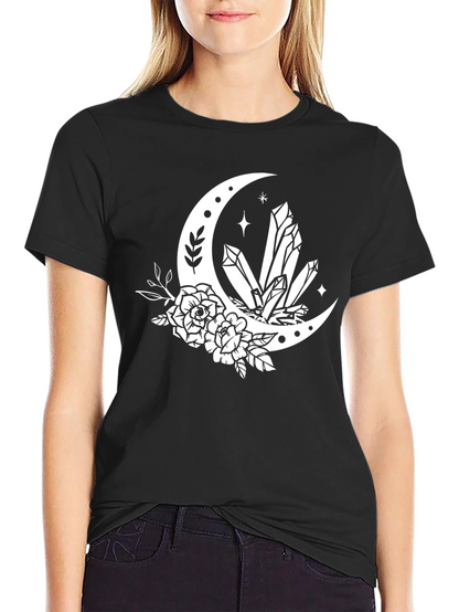 Mystic Moon Crystal Black T-Shirt