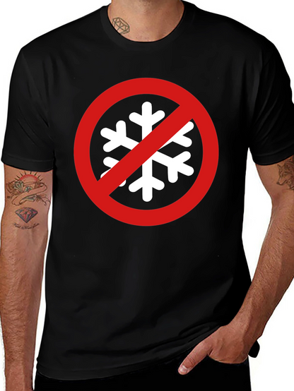 No Snowflake Zone Black T-Shirt