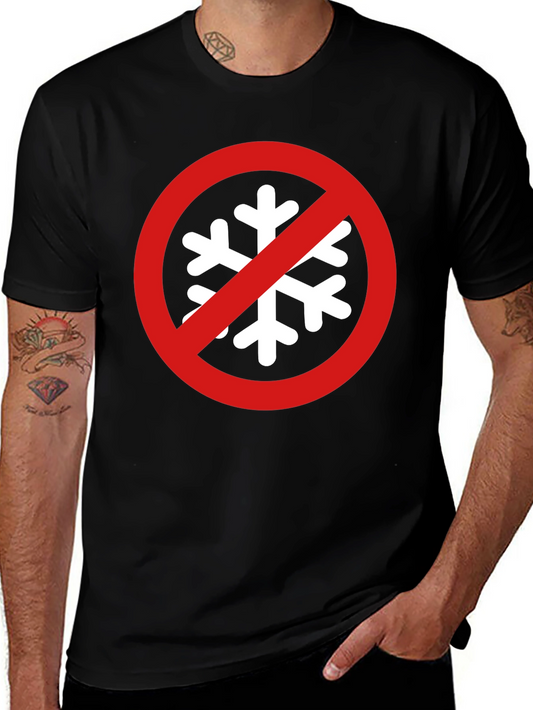 No Snowflake Zone Black T-Shirt