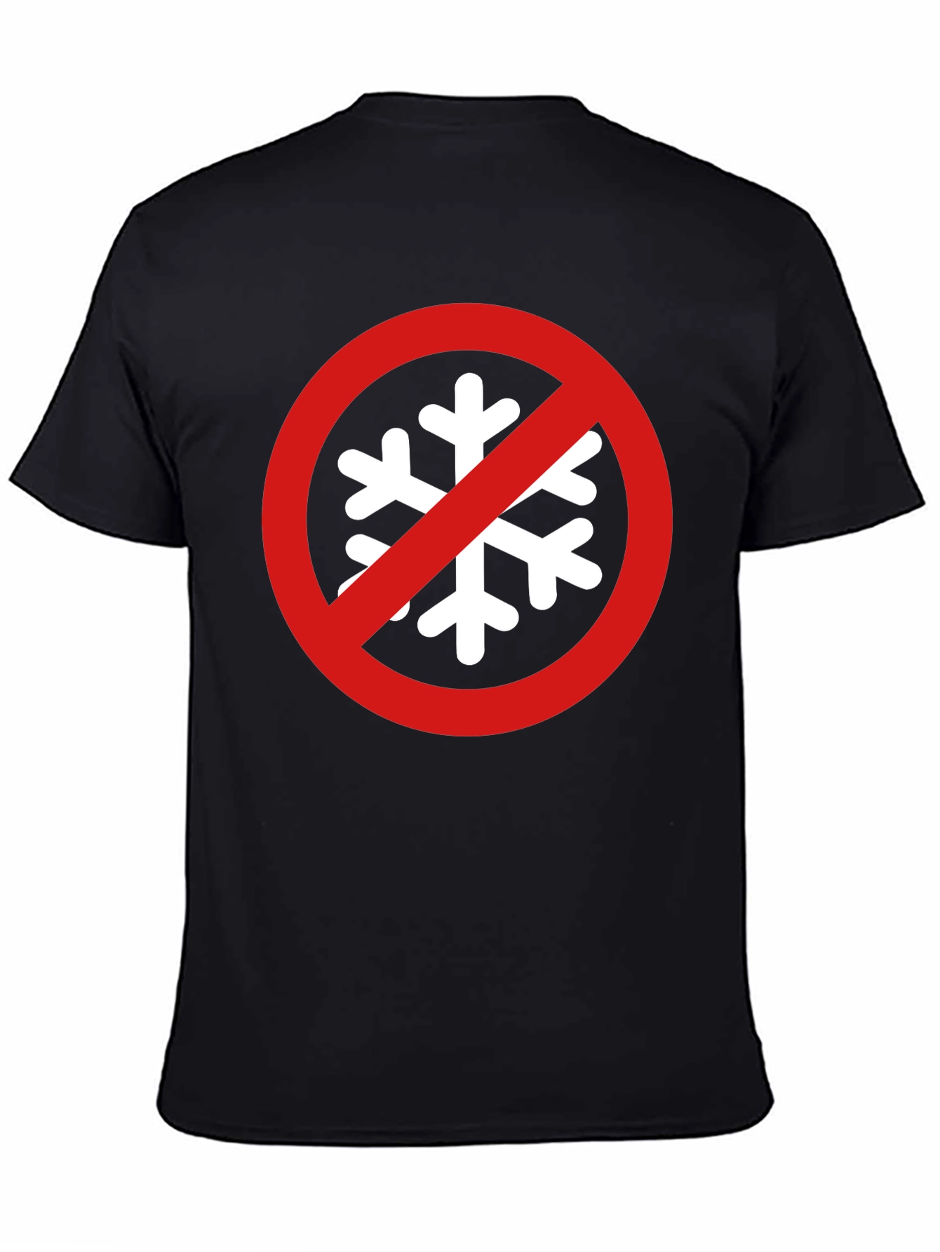 No Snowflake Zone Black T-Shirt