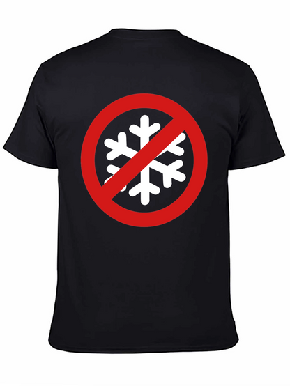 No Snowflake Zone Black T-Shirt