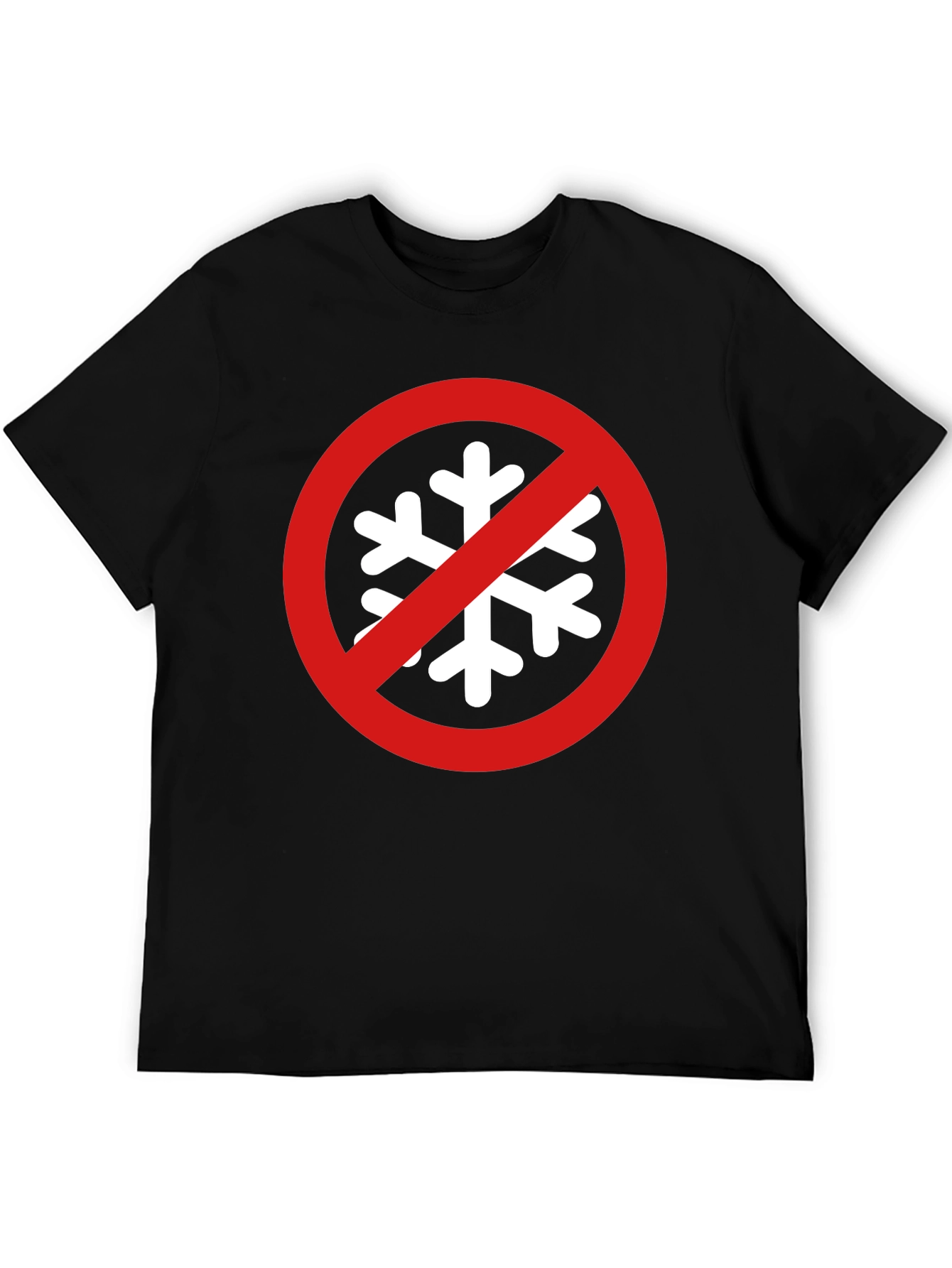 No Snowflake Zone Black T-Shirt