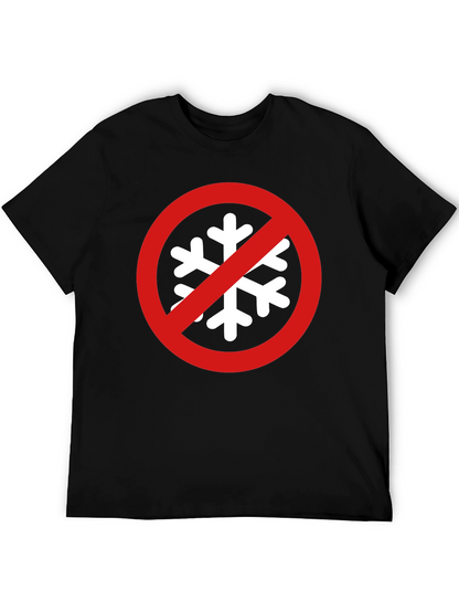 No Snowflake Zone Black T-Shirt